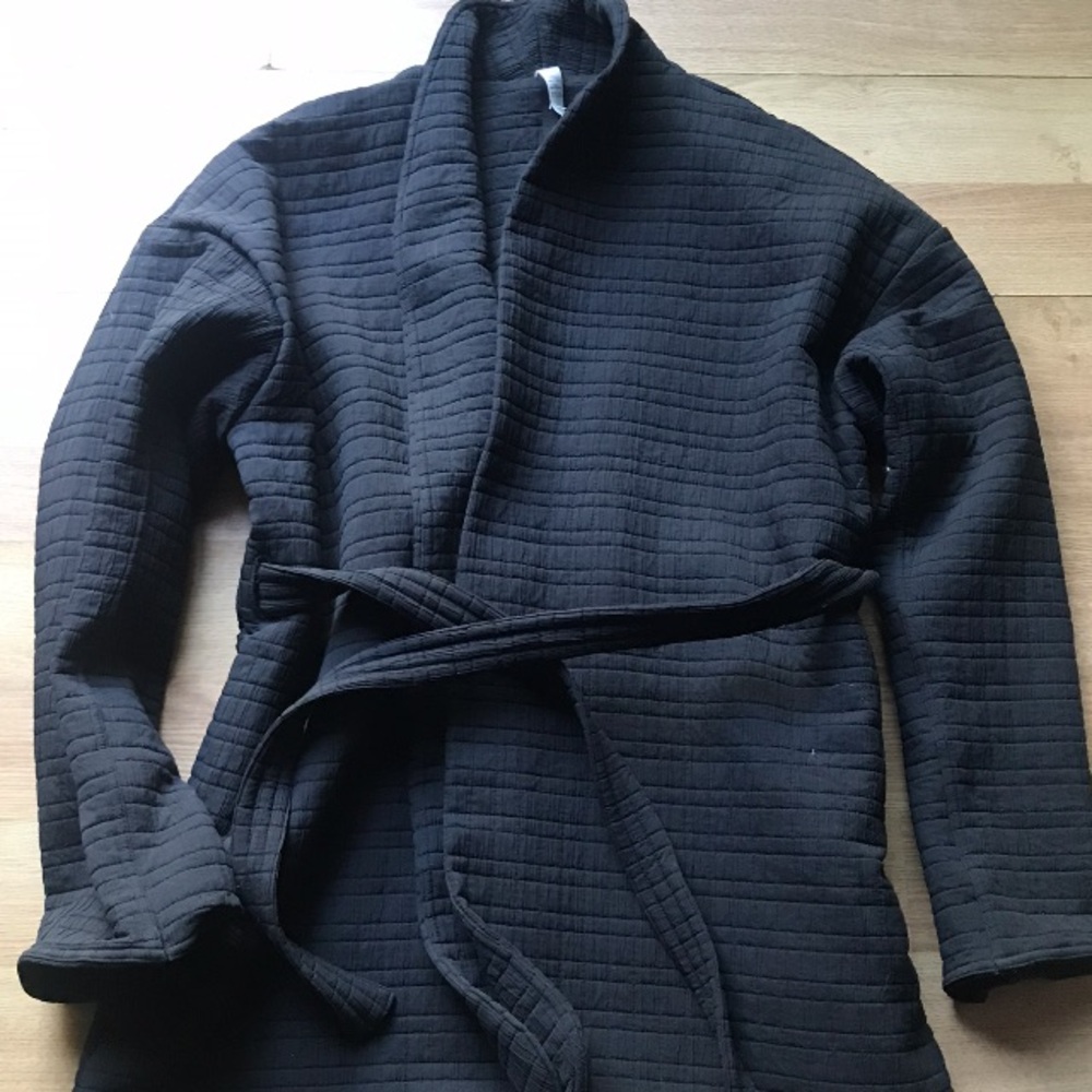 Men's Black Quilted Jacket